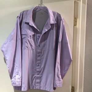 UA All Season Lavender Lightweight Shirt Jacket with vented back panel size XL